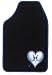 Auto Expressions Amy Brown Rose Carpet Universal-Fit Front Floor Mats - Set of 2
