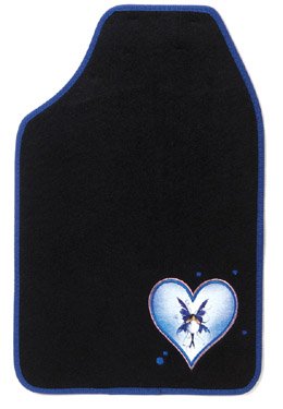 Auto Expressions Amy Brown Rose Carpet Universal-Fit Front Floor Mats - Set of 2