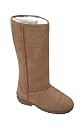 LAMO Sheepskin Womens Authentic Sheepskin 14" Boots Chestnut Suede