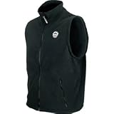 Black Fleece Vest, Mid-weight, Large