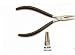 PLIER FLAT NOSE SLIM LINE 4-1/2"