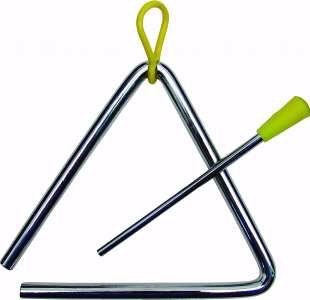 West Music 5 Steel Triangle with Striker & Holder