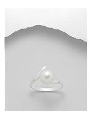 Fresh Water Pearls Ring In 92.5 Sterling Silver