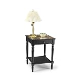 IMAGE OF Convenience Concepts M6042185 French Country Faux Marble Top End Table
