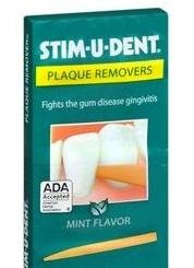 Stim-U-Dent Plaque Removers 25 each packs - 144 packs **made in china**