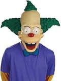 Adult Krusty the Clown Mask - Officially Trademarked Mask