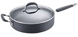 KitchenAid Gourmet Essentails Hard Anodized Nonstick 12-Inch, 5-Quart Covered Saut  Pan with Helper Handles