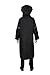 RAICOA Man's Nylon Long Raincoat with Hood for Shtriemel and Hat - With Travel Pouch