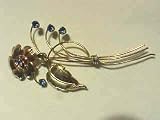 Beautiful Flower Spray Pin