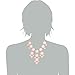 JANE STONE Bubble Necklace, Statement Necklace, Bubble Jewelry(Fn0508-Pink)