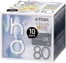 TDK MD〈ほっ〉80分 カラーミックス10枚パック [MD-HO80MAX10N]