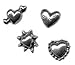 Heart Pushpins - Set of 8