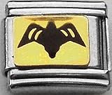 Clearly Charming Bat Animal Theme Birds Italian Charm Link Bracelet