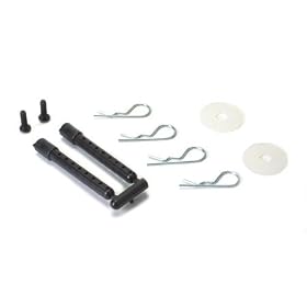 4513 Rear Body Mounts w Hardware 12LC from Associated Electric Car Kits