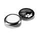 Portable Pocket Pill Gum Case Pillbox Storage Box Multifunction Stainless Steel Plastic Small Round Container Red