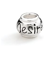 Desire Expression Charm in Silver for 3mm Charm Bracelets