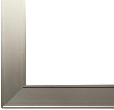 Movie Poster 27x40-inch Snap Frame, Silver, Beveled 1.25-inch Face