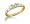 0.35CTW Classic Round Three Stone Ring in 18k Yellow Gold
