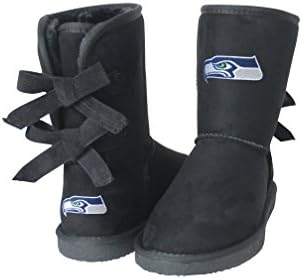 NFL Seattle Seahawks Women's Patron Boots, 8, Black