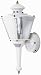 Tools & Hardware : Designers Edge L-2552WH 15-1/2-Inch Dual Eye Motion-Activated Outdoor One-Light Upward Wall Sconce, White Metal with Beveled Glass