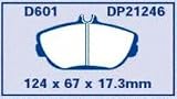 EBC Brake DP21246 Front Premium Organic Pads