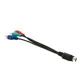 7-Pin S-Video to 3 RCA RGB Component TV HDTV Cable