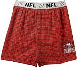 San Francisco 49ers NFL Flannel Boxer Shorts