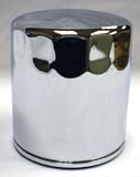 Genuine Harley-Davidson Chrome SuperPremium5 Oil Filter for '99-later Twin Cam and Evolution Harley-Davidson models