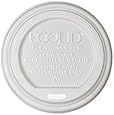 Eco-Products - Renewable & Compostable Hot Cup Lids - Fits 10-20oz Hot Cups - EP-ECOLID-W (16 Packs of 50)
