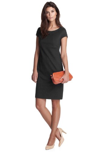 ESPRIT Collection Damen Kleid (knielang), C2S643, Gr. 42 (XL), Schwarz (black 001) Preisvergleich