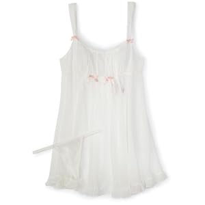 Buy Betsey Johnson Ladies Chiffon And Heirloom Lace Babydoll by Betsey Johnson