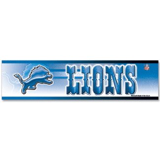 NFL Football Detroit Lions Bumper Sticker (2-Pack)