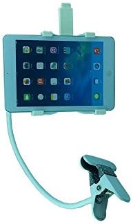 Nicelin(TM) Universal Long Arms Desktop Bed Kitchen Gym Lazy Bracket Mobile Holder Stand for Apple iPad 1 2 3 4 5 Air, iPad mini, Samsung Galaxy Tab 2/ 3/4, Galaxy Note 8.0, Note 10.1, Ativ Tab, and Any 7 to 10 inch Tablet PC (White)