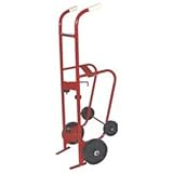 Buy 21L x 24W x 56-1 2H Red Steel 1000lb-WLL Drum Hand Truck by Gleason