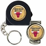 NBA Chicago Bulls 6' Tape Measure, Key Chain & Money Clip Set