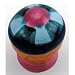 1" Dia Hand Painted Porcelain Marrakesh Knob