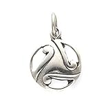 Pendant - Silver Irish Celtic Circular Design Pendant Charm