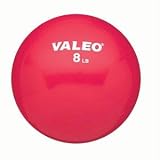 8 lb Weighted Fitness Ball with Soft Vinyl Covering
