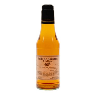 Jean LeBlanc French Hazelnut Oil Stone Mill cold pressed 16 fl oz by J. LeBlanc