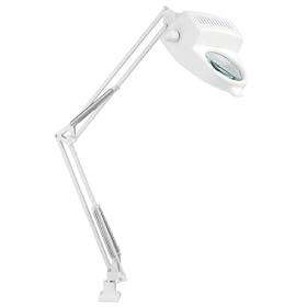 3-Diopter Magnifying Lamp - White
