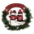 New Jersey Devils 22" Snowman Christmas Wreath - NHL Hockey