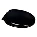 Read Self Closing Toilet Seat - Elongated Front - Black Details Self Closing Toilet Seat - Elongated Front - Black