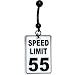 Speed Limit 55 Traffic Sign Belly Ring