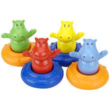 Bruin Whistling Hippo Bath Toys