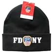 FDNY New York Fire Department Embroidered Beanie Black