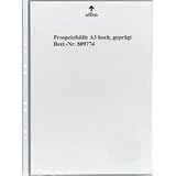 Produkt-Bild: 5 Star 809774 Prospekth&uuml;llen, gepr&auml;gt A3 hoch oben, 80my PP Inh.100