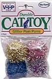 V.I.P. Glitter Pom Poms (4-pack) (2'' diameter)