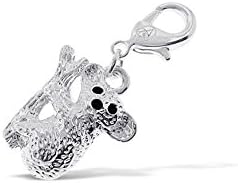Addicting Charms Shiny 2d Koala Charm for Bracelet or Pendant Necklace with Lobster Clasp