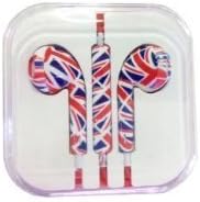 KADA(TM) Newest Fashionable flag headphones Circumaural 3.5mm IN-Ear Stereo Headphone for PC, Computer, Apple iPod, MP3, MP4 &amp; Other Smart Phone (Britain)