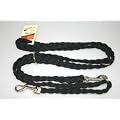 F�hrleine geflochten Nylon schwarz 20mm